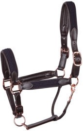 Harry horse halster leder Braided bruin