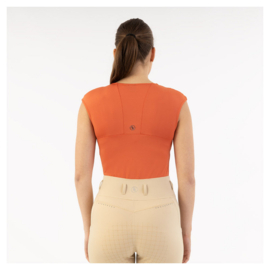 BR mouwloos shirt Klaske dames Mecca Orange
