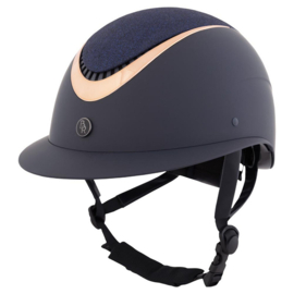 BR rijhelm Theta Plus Painted Glitter navy