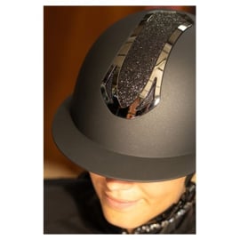 Harry horse Veiligheidscap Pro F1 Mat Sparkle zwart