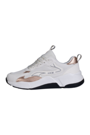 Hkm Sneaker -Rosegold Glamour- Style wit of zwart