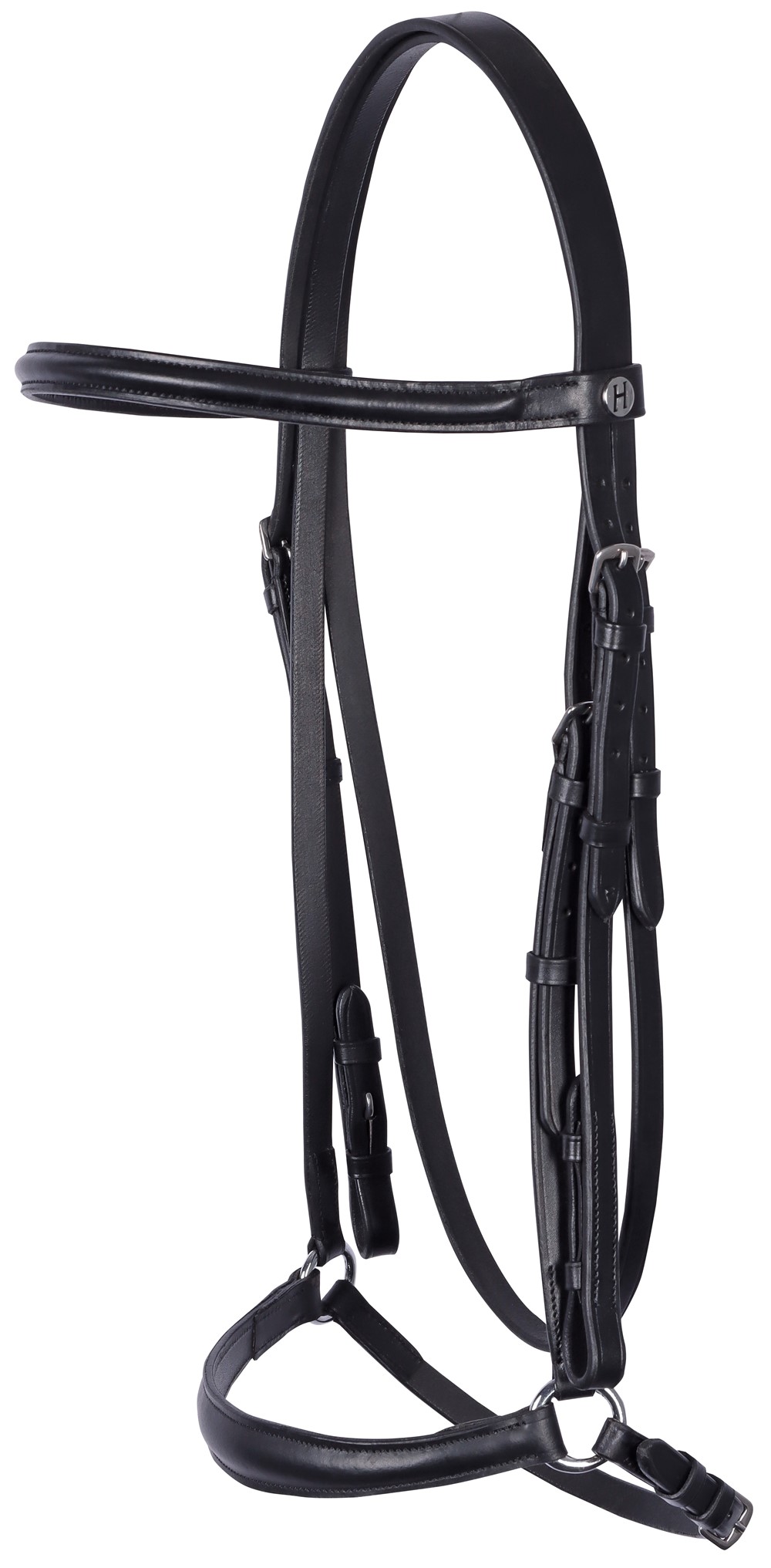 Harry horse  hoofdstel Bronze Lage Neusriem zwart Cob