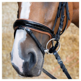 Harry horse hoofdstel Black Cognac