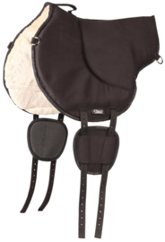 Harry's horse Bareback Pad Faux Fur zwart