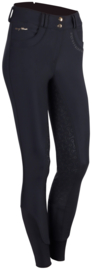 Harry horse rijbroek Ladis Full Grip zwart winter uitvoering