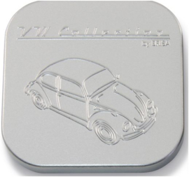 VW Beetle  Sleutelhanger Kleur Vintage zilver .