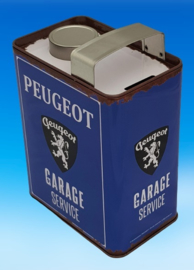 Peugeot Garage..  Spaarpot in oliekan uitvoering.