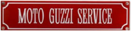 Moto Guzzi Service Emaille  bordje.