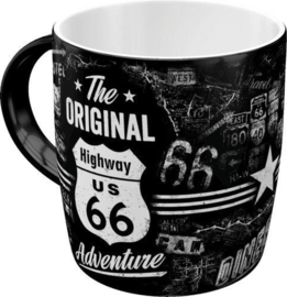 Highway 66 The Original Adventure. Koffiebeker.