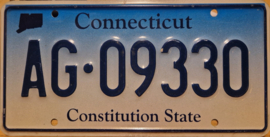 Connecticut Originele license plate (kentekenplaat) .