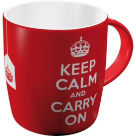 Keep Calm And Carry On Koffiemok.