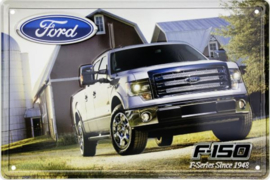 Ford F150. Aluminium wandbord 30,5 x 45,7 cm.