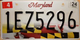 Maryland Originele license plate  .