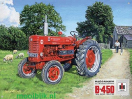 Mc Cormick Farmall B450  Metalen wandbord 40 x 30 cm