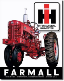 Farmall 400  Metalen wandbord 31,5 x 40,5 cm.