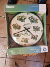 John Deere Model Chart Wandklok Ø 31 cm.