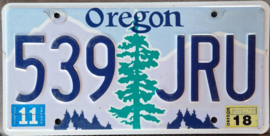 Oregon Originele License Plate