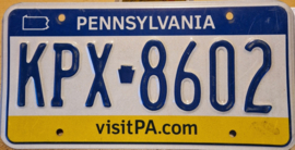 Pennsylvania Originele license plate .