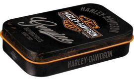 Pepermunt doosje Harley Davidson Genuine.