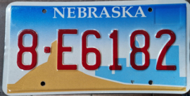 Nebraska Originele License Plate