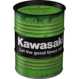 Kawasaki - Let the good times roll.  Money Box Oil Barrel.