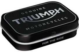 Triumph Logo Silver.  Mintboxje 4 x 6 x 1,6 cm.