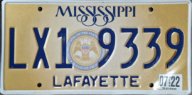 Mississippi “In God We Trust” – originele USA licenceplate