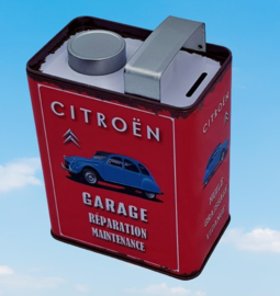 Citroën​​ 2CV Garage..  Spaarpot in oliekan uitvoering.