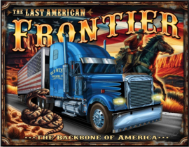 American Highway.  Metalen wandbord 31,5 x 40,5 cm.