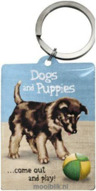 Dogs and Puppies Sleutelhanger.