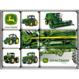 John Deere. Koelkastmagneten set a 9 st.