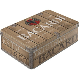 Bacardi - Wood Barrel Logo Bewaarblik
