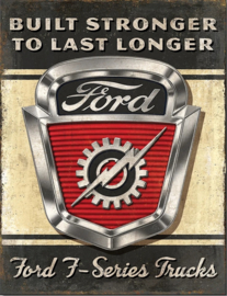 Ford F Series Trucks. Metalen wandbord 31,5 x 40,5 cm.