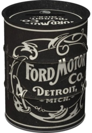 Ford Vintage Logo Oil Barrel .Spaarpot.