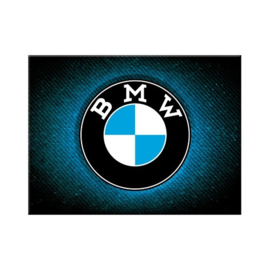 4 BMW Koelkastmagneten 6 x 8 cm.