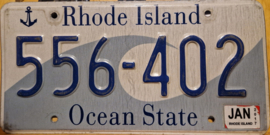 Rhode Island Originele license plate  .