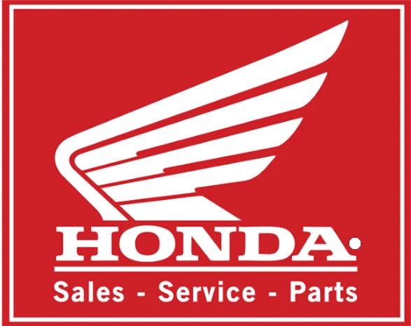 Honda Sales-Service-Parts.  Metalen wandbord 30,5 x 38 cm.