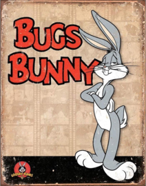 Bugs Bunny. Metalen wandbord 31,5 x 40,5 cm.​