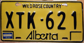 Alberta Wildrose Country Originele Canadese license plate (Kentekenplaat).