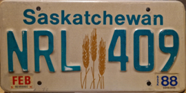 Saskatchewan Originele Canadese license plate (Kentekenplaat).