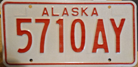 Alaska Originele License Plate