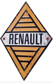 Renault  Metalen wandbord 40 x 60 cm.