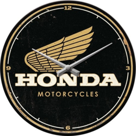 Honda Motor Cycles.  Wandklok Ø 31 cm