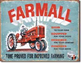 Farmall Model A Metalen wandbord 31,5 x 40,5 cm.