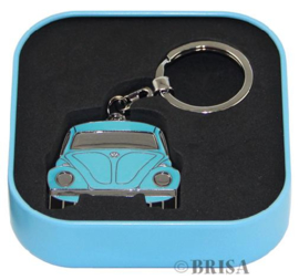 VW Kever Sleutelhanger Blauw.