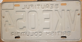 British Columbia Originele Canadese license plate (Kentekenplaat).