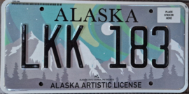 Alaska Originele License Plate