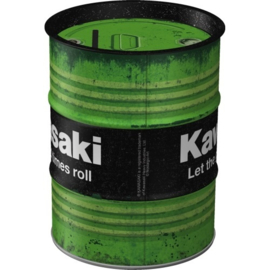 Kawasaki - Let the good times roll.  Money Box Oil Barrel.