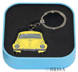 VW Kever Sleutelhanger Geel.