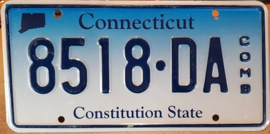 Connecticut Originele license plate (kentekenplaat) .